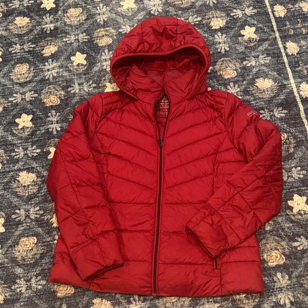 Lucky Brand Red Puffer Jacket
